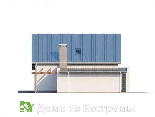 Проект каркасного дома КДК-21