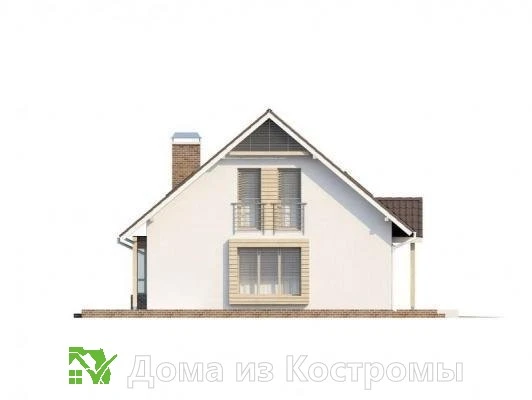 Проект каркасного дома КДК-23