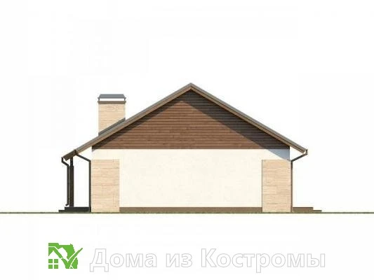 Проект каркасного дома КДК-3